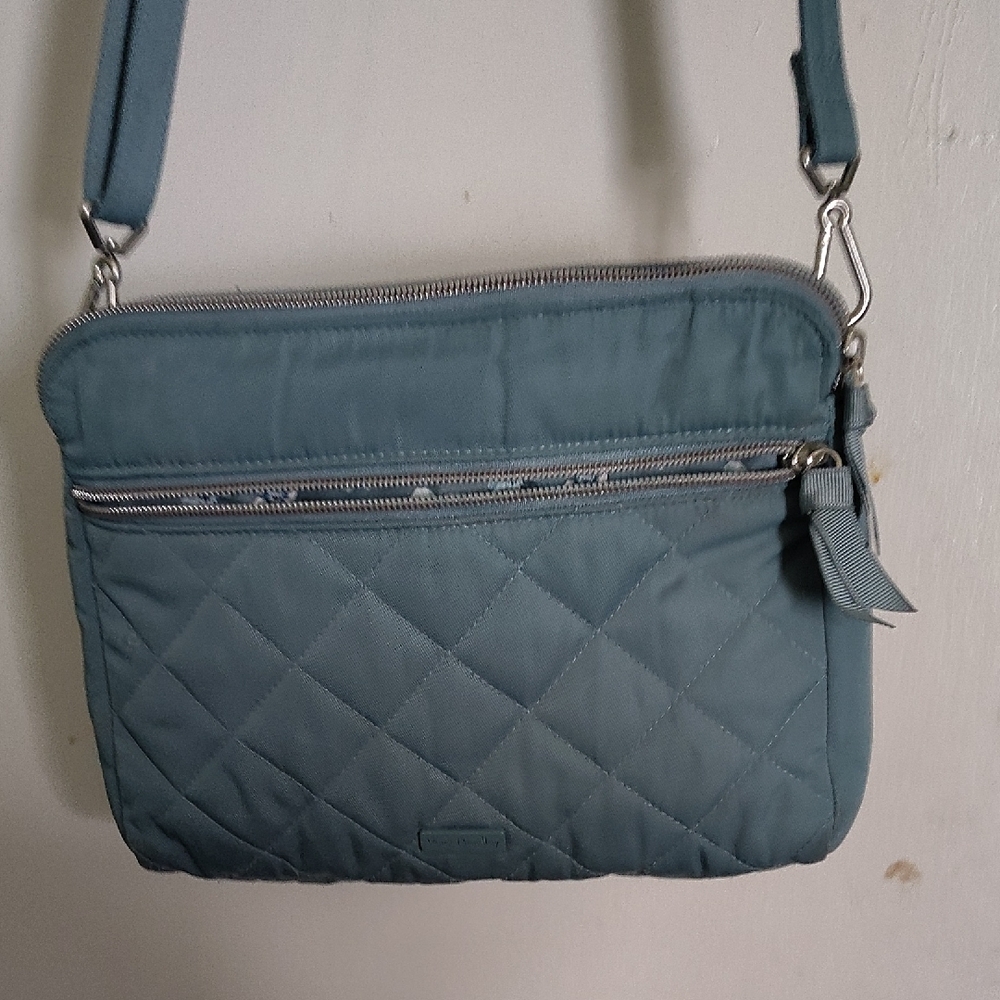 Vera Bradley Quilted Crossbody Bag in Blue